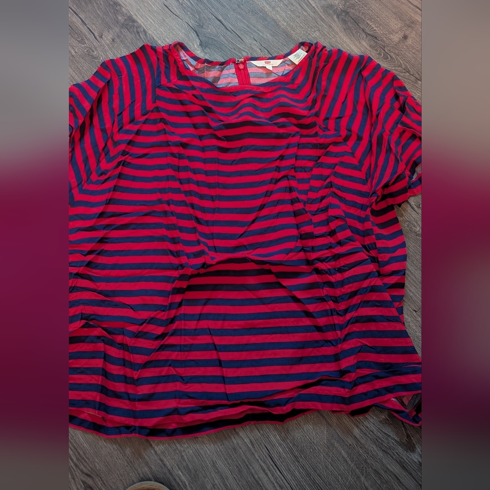 Levi's Striped Blouse